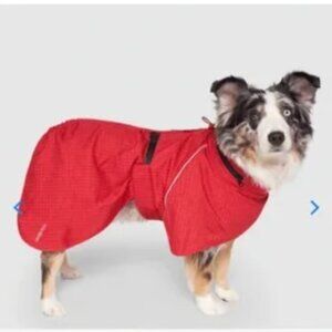 Canada Pooch Complete Coverage Raincoat Size 24 Red NEW WITH TAGS